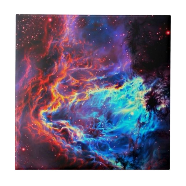 Carreau Couleur impressionnante Composite Star Nebula (Devant)