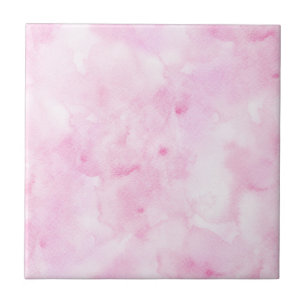 Carreau Couleur mixte colorée Couleur rose Abstraite Aquar