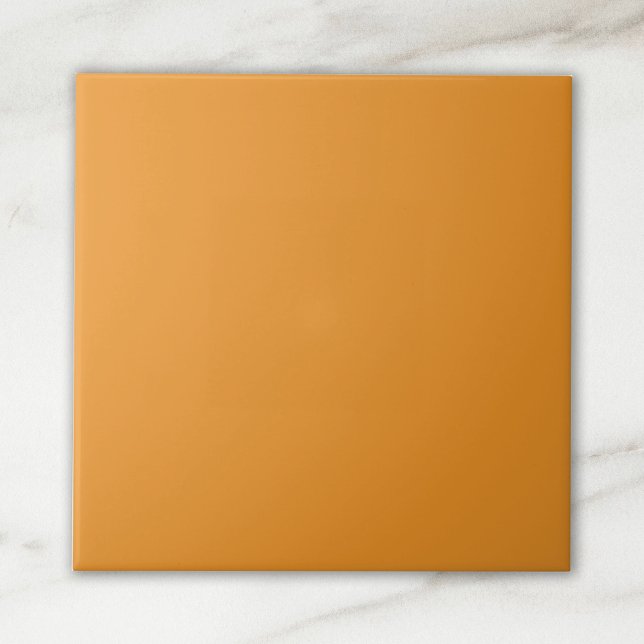 Carreau Couleur orange solide (Créateur téléchargé)