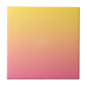 Carreau Couleur Rose Jaune