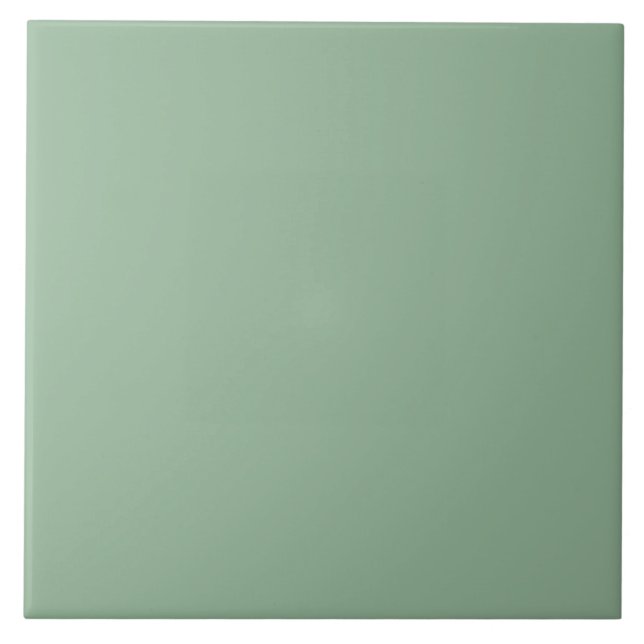 Carreau Couleur sobre verte minimale (Devant)