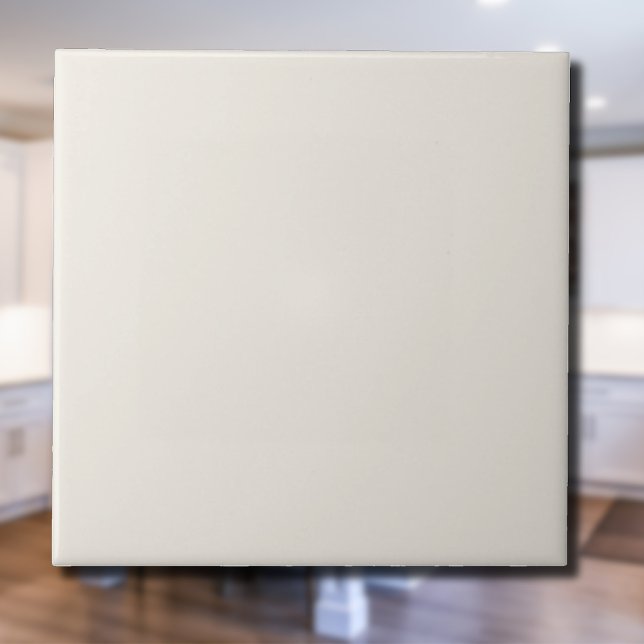 Carreau Couleur solide blanche | Classic Elegant (Créateur téléchargé)