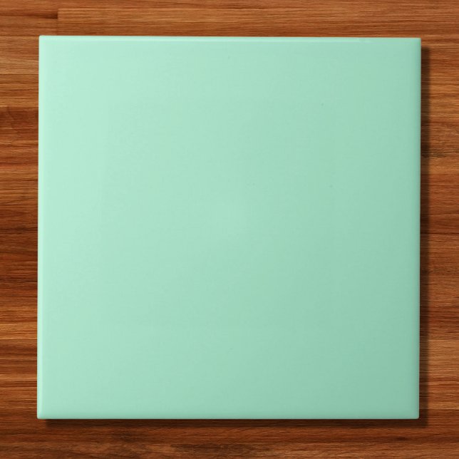 Carreau Couleur solide de la menthe magique (Créateur téléchargé)