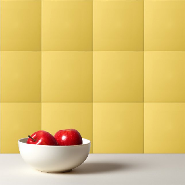 Carreau Couleur solide jaune pâle (Créateur téléchargé)