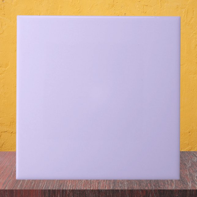 Carreau Couleur solide Lavande pâle (Créateur téléchargé)