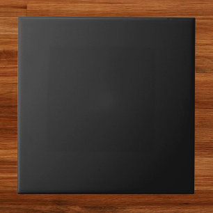 Carreau Couleur solide noire Eerie