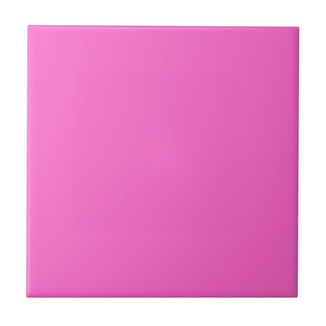 Carreau Couleur solide rose rose | Classic Elegant (Devant)