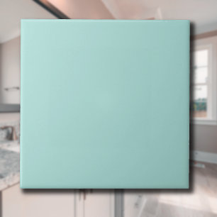 Carreau Couleur solide Turquoise clair Classique Éléga