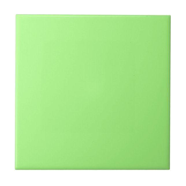 Carreau couleur solide vert pomme (Devant)