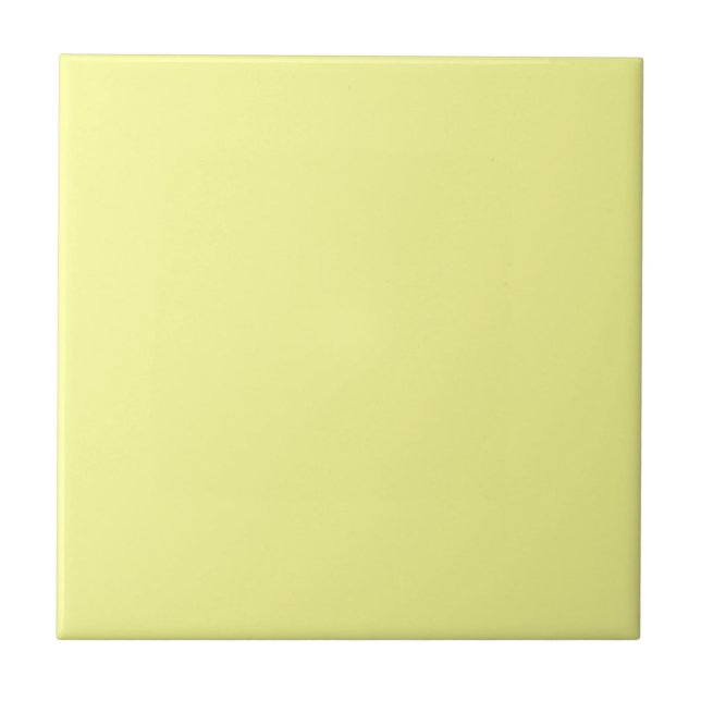 Carreau Couleur uni jaune pastel (Devant)