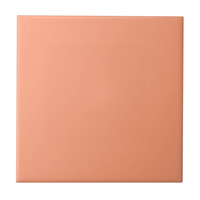 Carreau Couleur uni rose saumon orange (Devant)