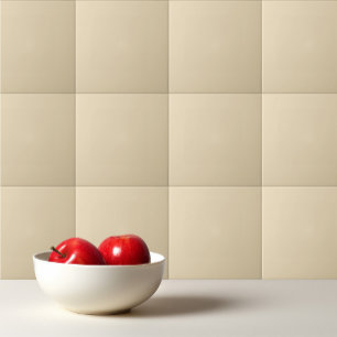 Carreau Couleur uni sable clair beige néerlandais blanc
