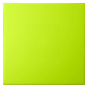Carreau Couleur unie Lime électrique