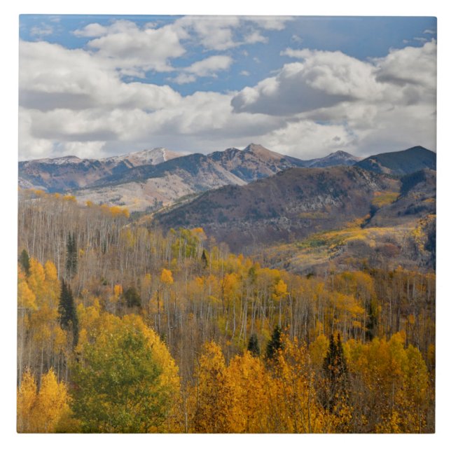 Carreau Couleurs d'automne du col Keebler d'Aspens et de C (Devant)