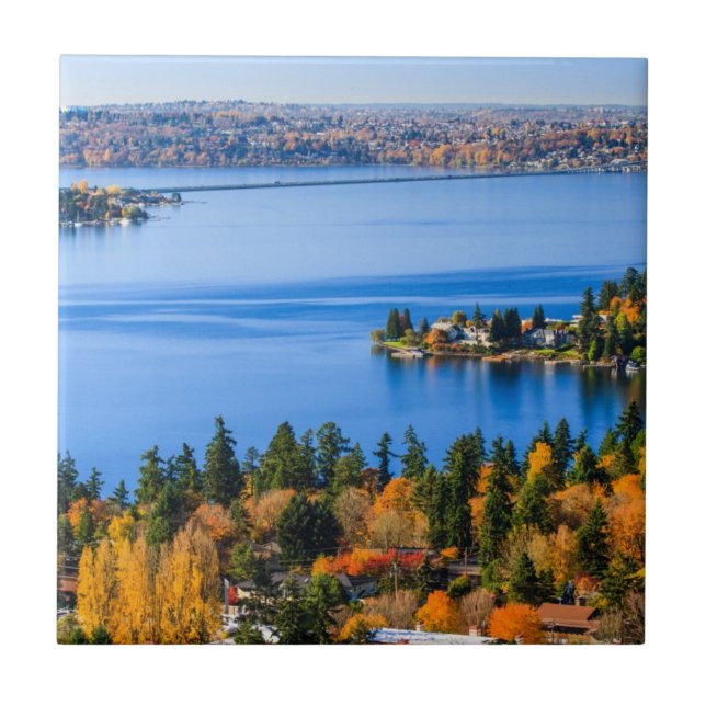 Carreau Couleurs splendides de la chute chez Bellevue (Devant)