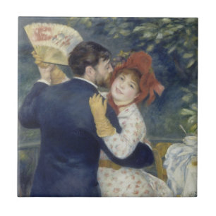 Carreau Country Dance de Pierre Renoir, Vintage Fine Art