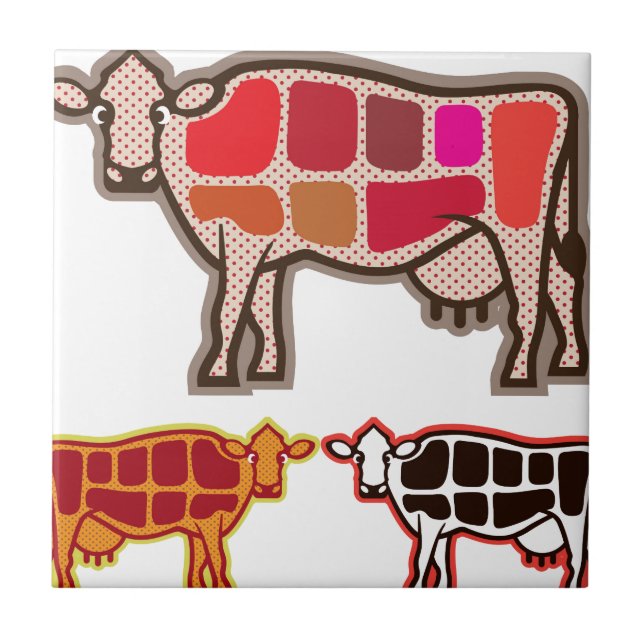 Carreau Coupes de boeuf (Devant)