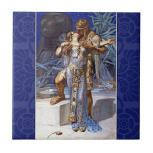 Carreau couple romantique vintage anthony cléopâtre classi