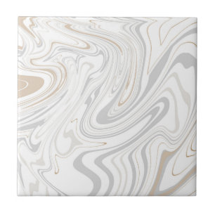 Carreau Courbes modernes design Marbre blanc gris beige 5-