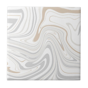 Carreau Courbes modernes design Marbre blanc gris beige 6-