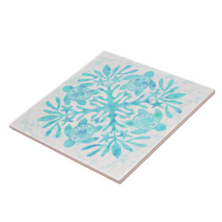Carreau courte honu quilt hawaïen