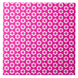 Carreau Couvercle en duvet Motif rose et blanc