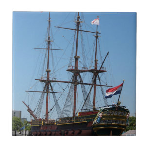 Carreau COV en bois de bateau de voile d'Amsterdam - gamme