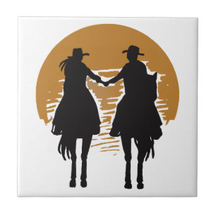 Carreau Cowgirl et Cowboy
