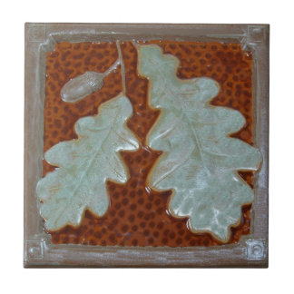 Carreau  Craftsman Oak leaf Ceramic Decorative tile 