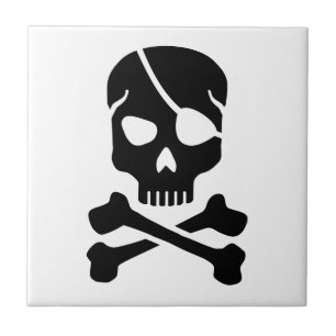 Carreau Crâne de pirate