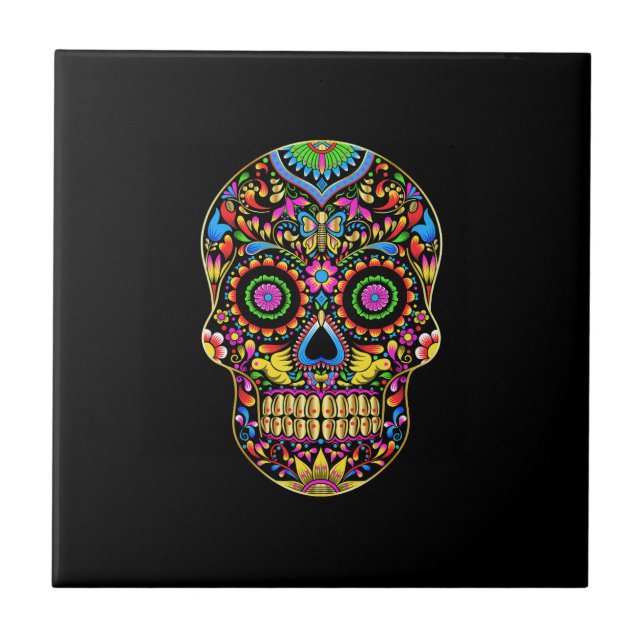 Carreau crâne mexicain (Devant)