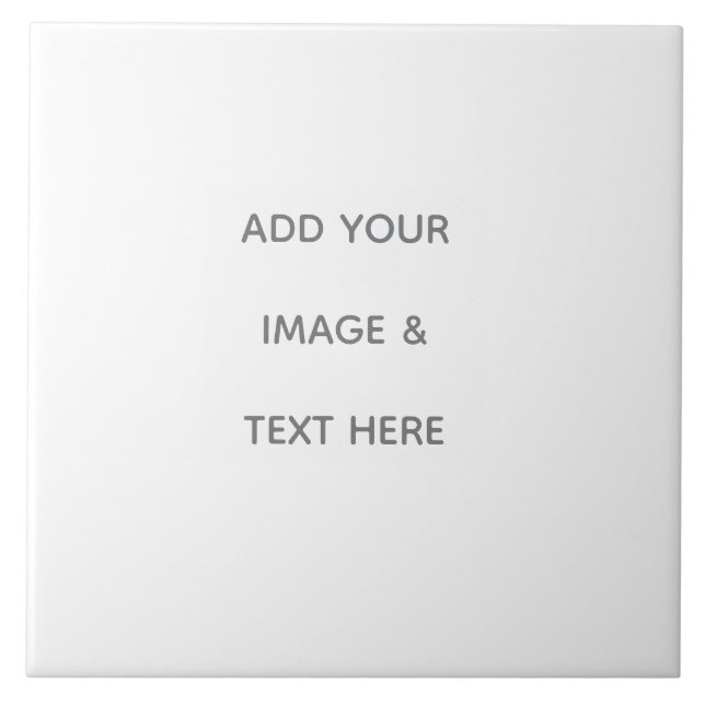 Carreau Create Your Own white  (Devant)