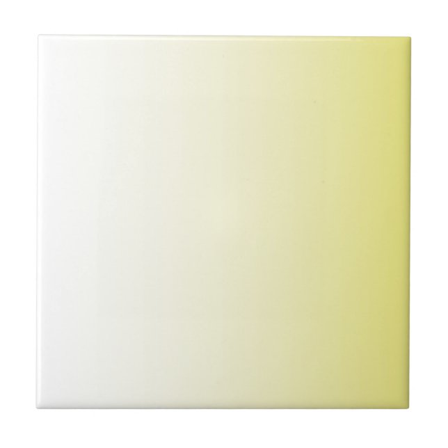 Carreau Crème au gradient de verticale de jaune de cadmium (Devant)