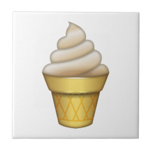 Carreau Crème glacée - Emoji