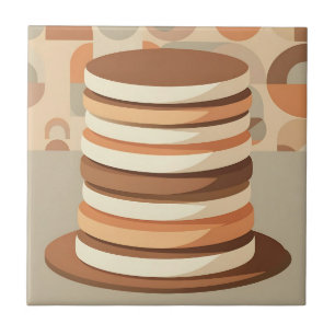 Carreau Crêpes Empilées Rétro