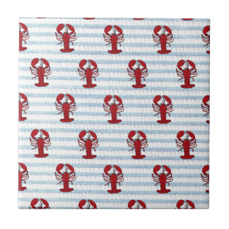 Carreau crépon de coton de homard