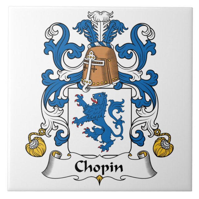 Carreau Crête de famille Chopin (Devant)