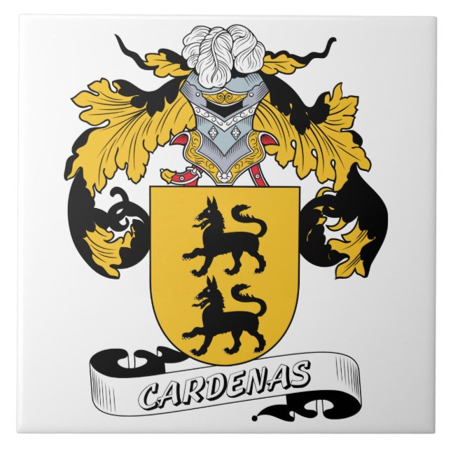 Carreau Crête de famille de Cardenas (Devant)