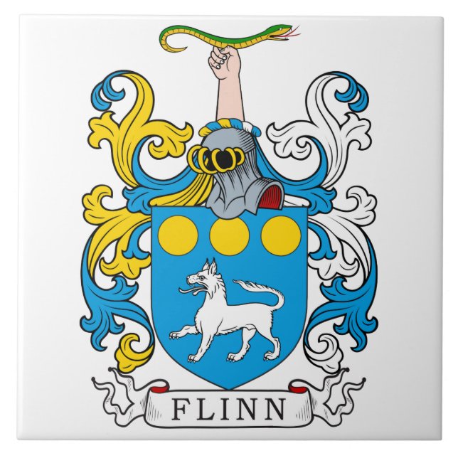 Carreau Crête de famille de Flinn (Devant)