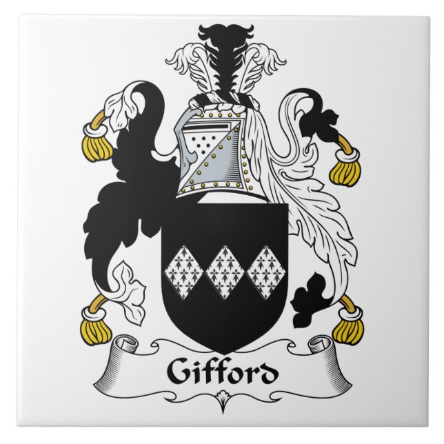 Carreau Crête de famille de Gifford (Devant)