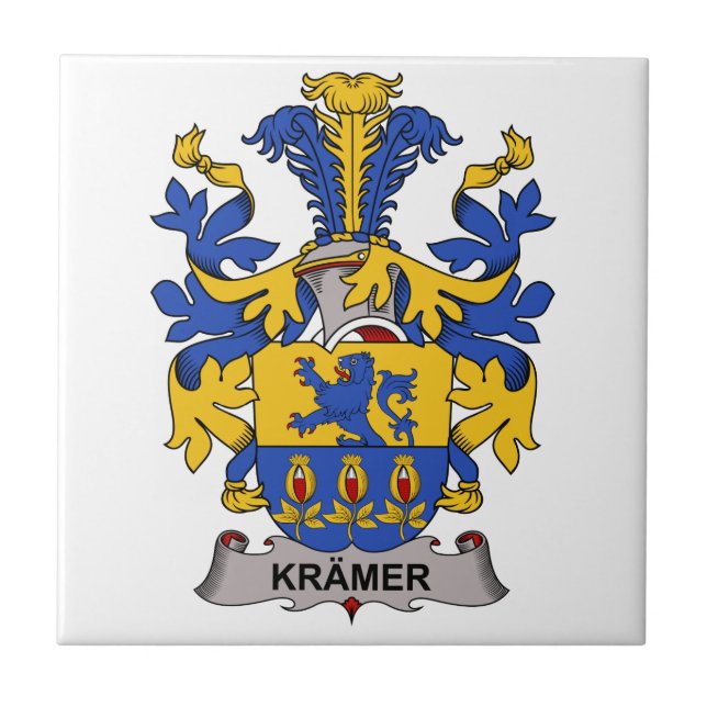 Carreau Crête de famille de Kramer (Devant)