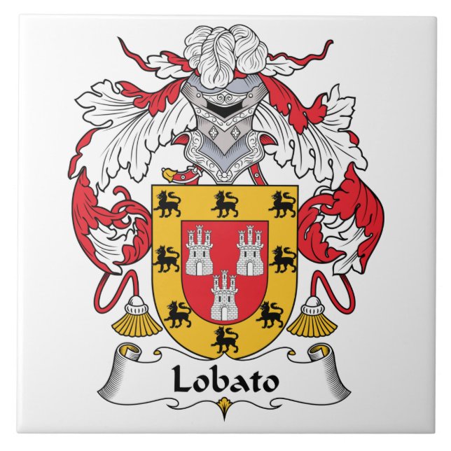 Carreau Crête de famille de Lobato (Devant)