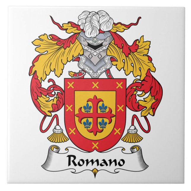 Carreau Crête de famille de romano (Devant)
