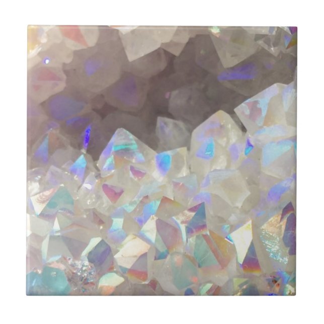 Carreau Cristaux iridescents d'aura (Devant)