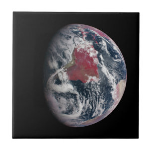 Carreau Croissance plante Sur La Planète Terre.