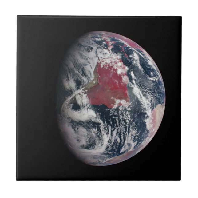 Carreau Croissance plante Sur La Planète Terre. (Devant)