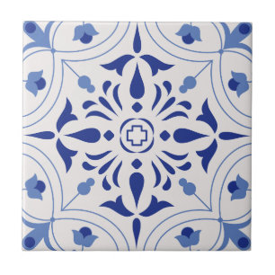 Carreau Croix Azure Bloom