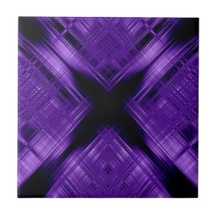 Carreau Croix violette et grille