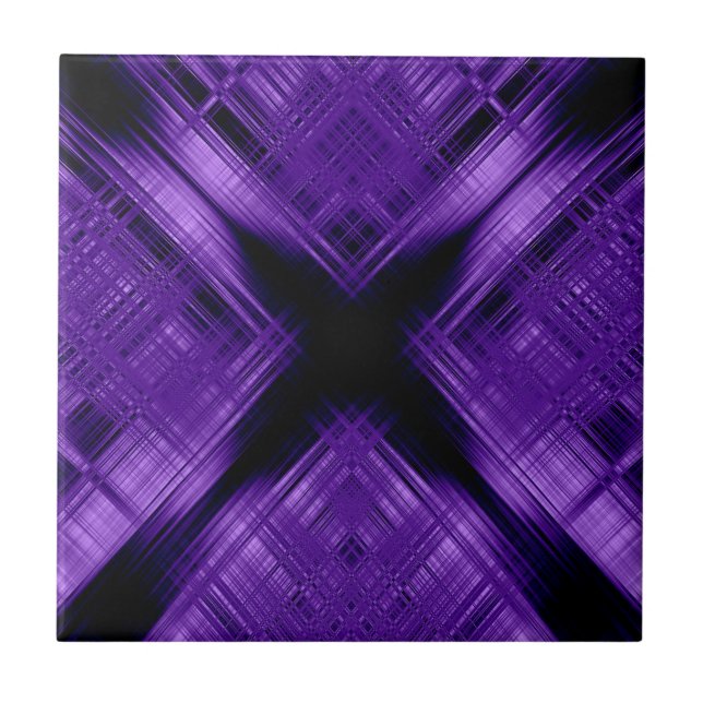 Carreau Croix violette et grille (Devant)