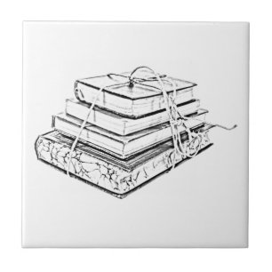Carreau Croquis de livres liés